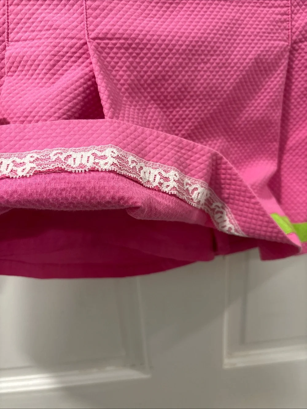Lilly Pulitzer Women’s Maureen Skirt Size 2 Pink/Green Tennis Prep Y2K Pleated
